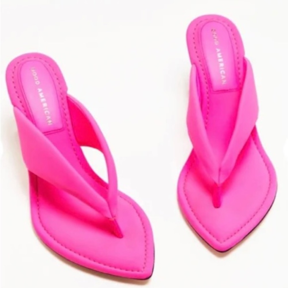 Good American Cinderella Thong Sandals